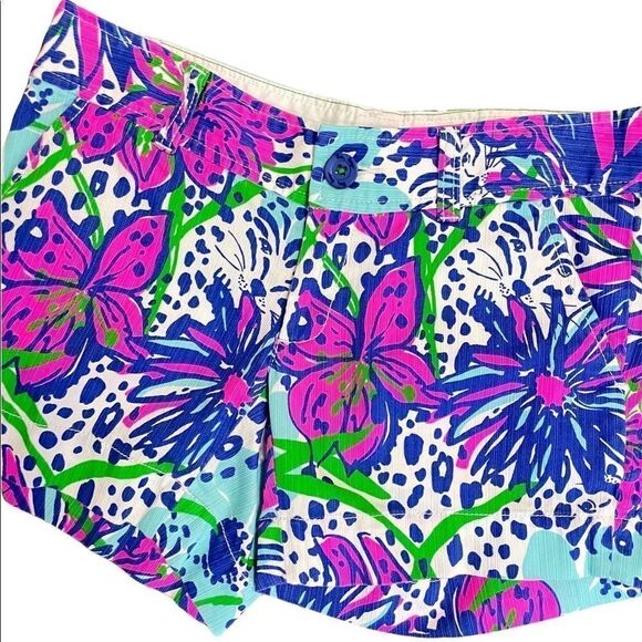 Lilly Pulitzer In The Garden Callahan Shorts 00 - Picture 9 of 9